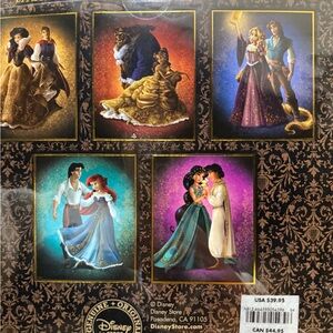 Disney Designer Doll Fairytale Collection Limited Edition Set of 5 Lithographs